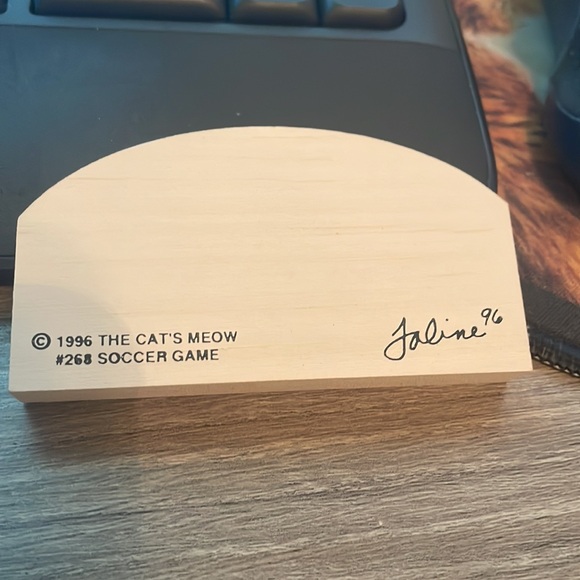 Cat's Meow Vintage Wooden Piece - Picture 4 of 4